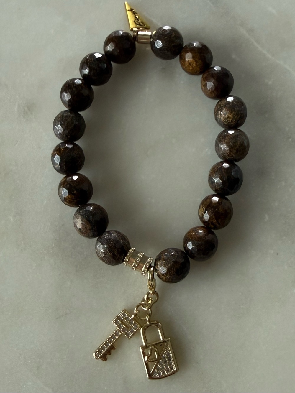 Erimish Natural Stone Beaded Bracelet New